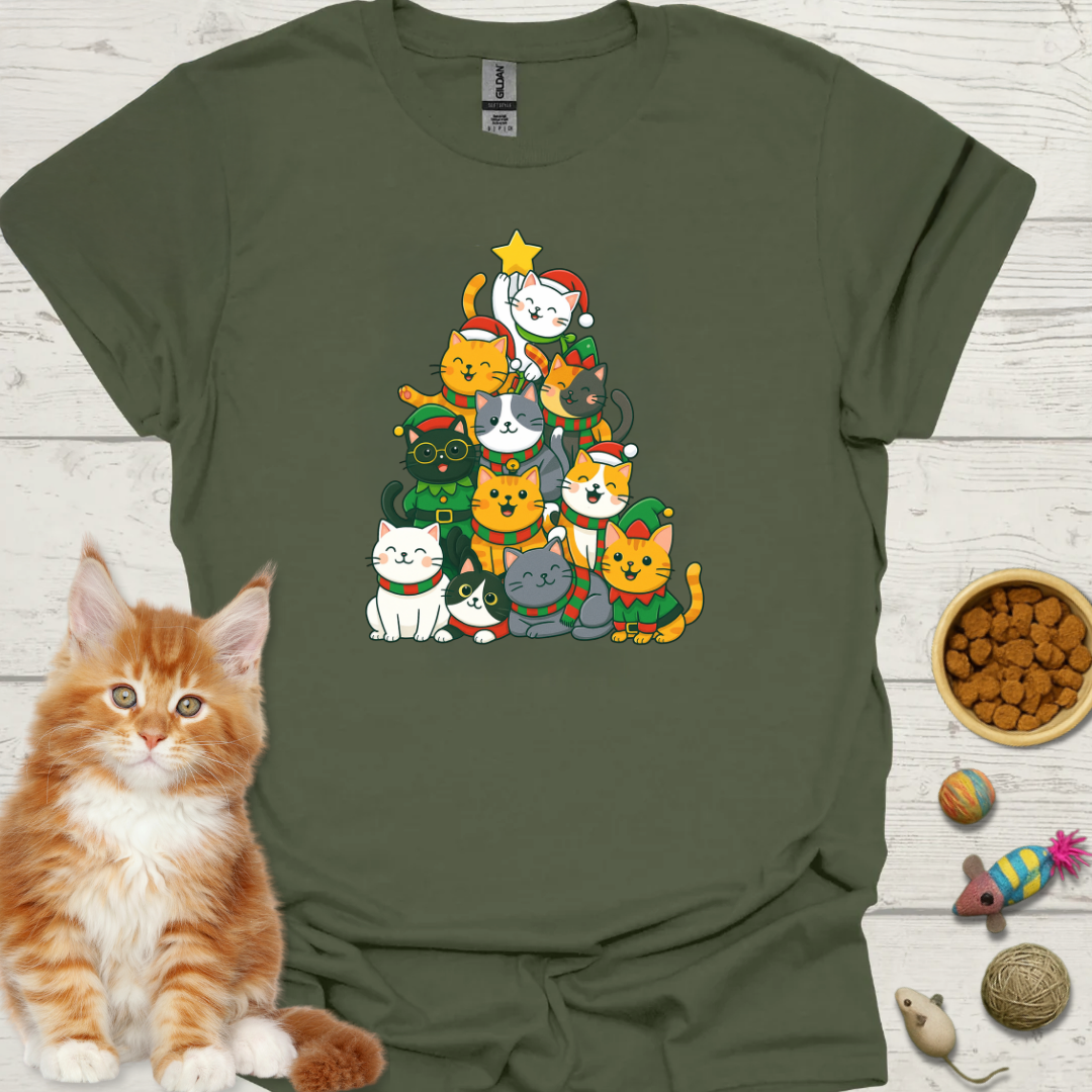 Cat Christmas Tree
